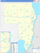 St. Clair County, MI Digital Map Basic Style